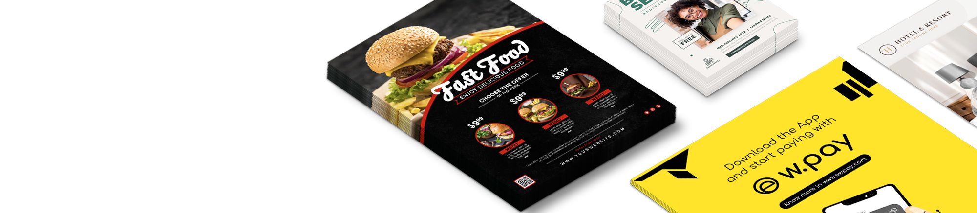 Print flyers online Custom UK: Are you looking for a printing flyers online? Entrust you to the online service of Sprint24: quality at small prices. Configure now your products!