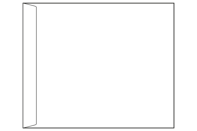 Pocket (white kraft, strip): 36.5x44 cm: Envelopes made in uncoated natural white paper (80/100 gr).