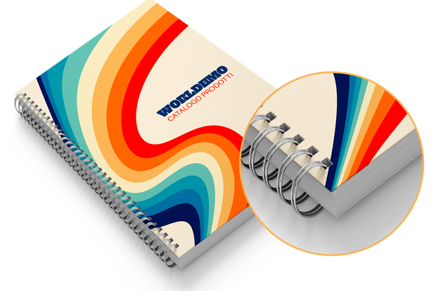 Spiral binding Online Custom UK: Are you looking for a spiral binding? Entrust you to the online service of Sprint24: quality at small prices. Configure now your products!