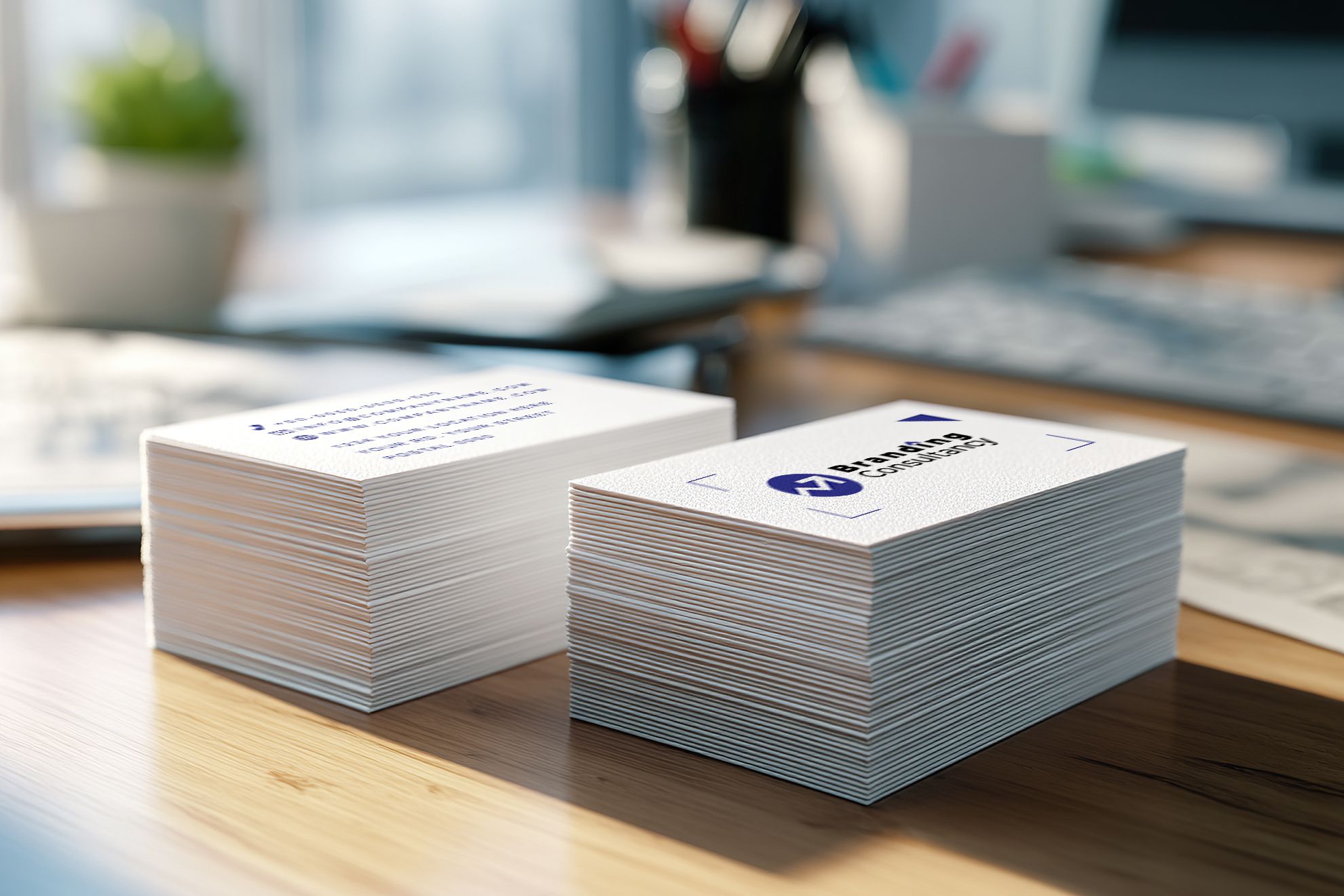Professional business cards printed in multiple designs and premium finishes for branding and consulting professionals. Sprint24's offset printing delivers sharp text and vibrant color with superior paper quality. Customize your business card design online and print at scale with competitive pricing.