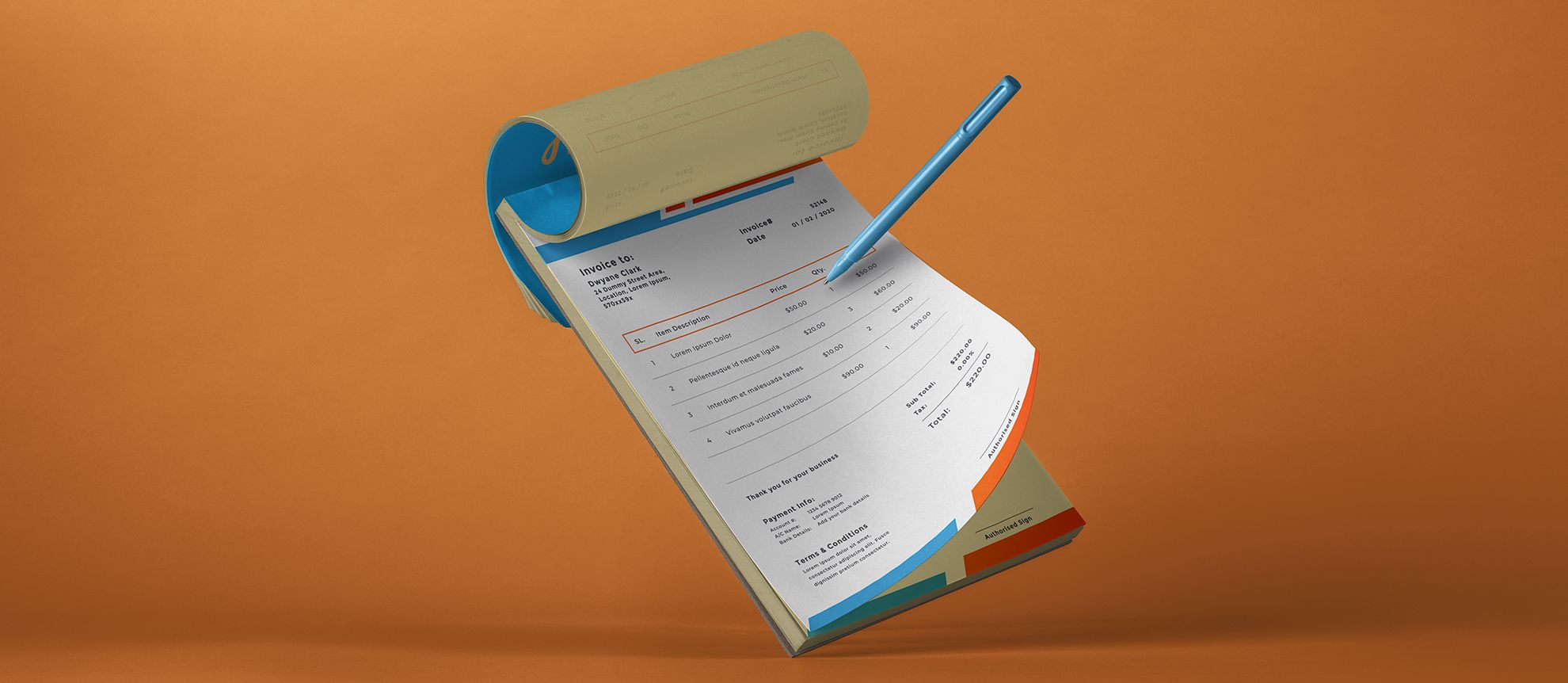 Professional multi-copy carbon paper blocks ideal for business documents like receipts, orders, and contracts. This bound form demonstrates the carbon paper technology that allows simultaneous copying with just a pen. The blue binding keeps all sheets aligned for perfect carbon transfer on every page.