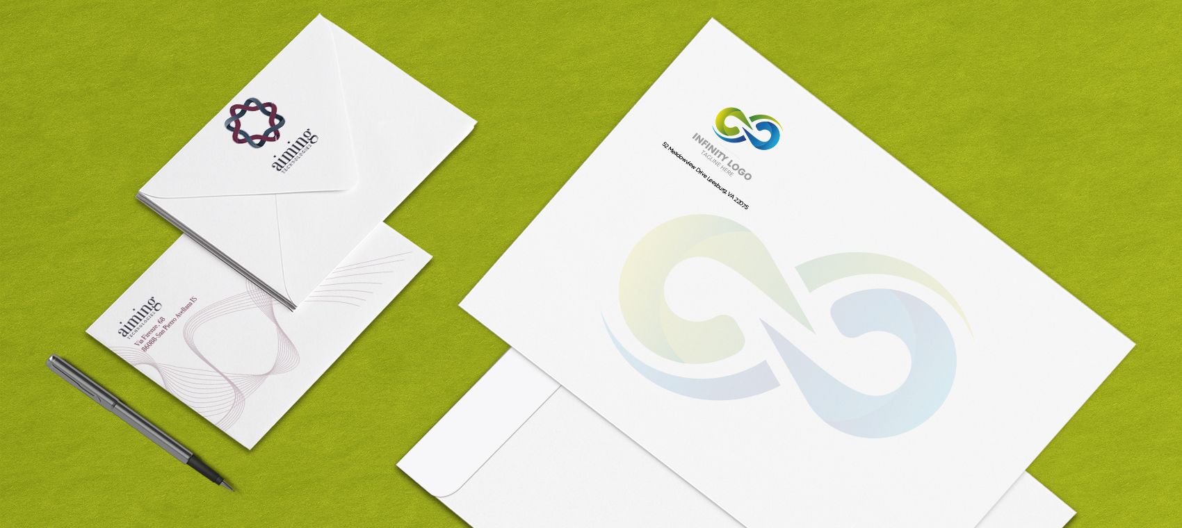 Online printing Envelopes: Configure, order and print online your pocket and letter envelopes, in various formats and types of paper, all compliant with mailing standards.