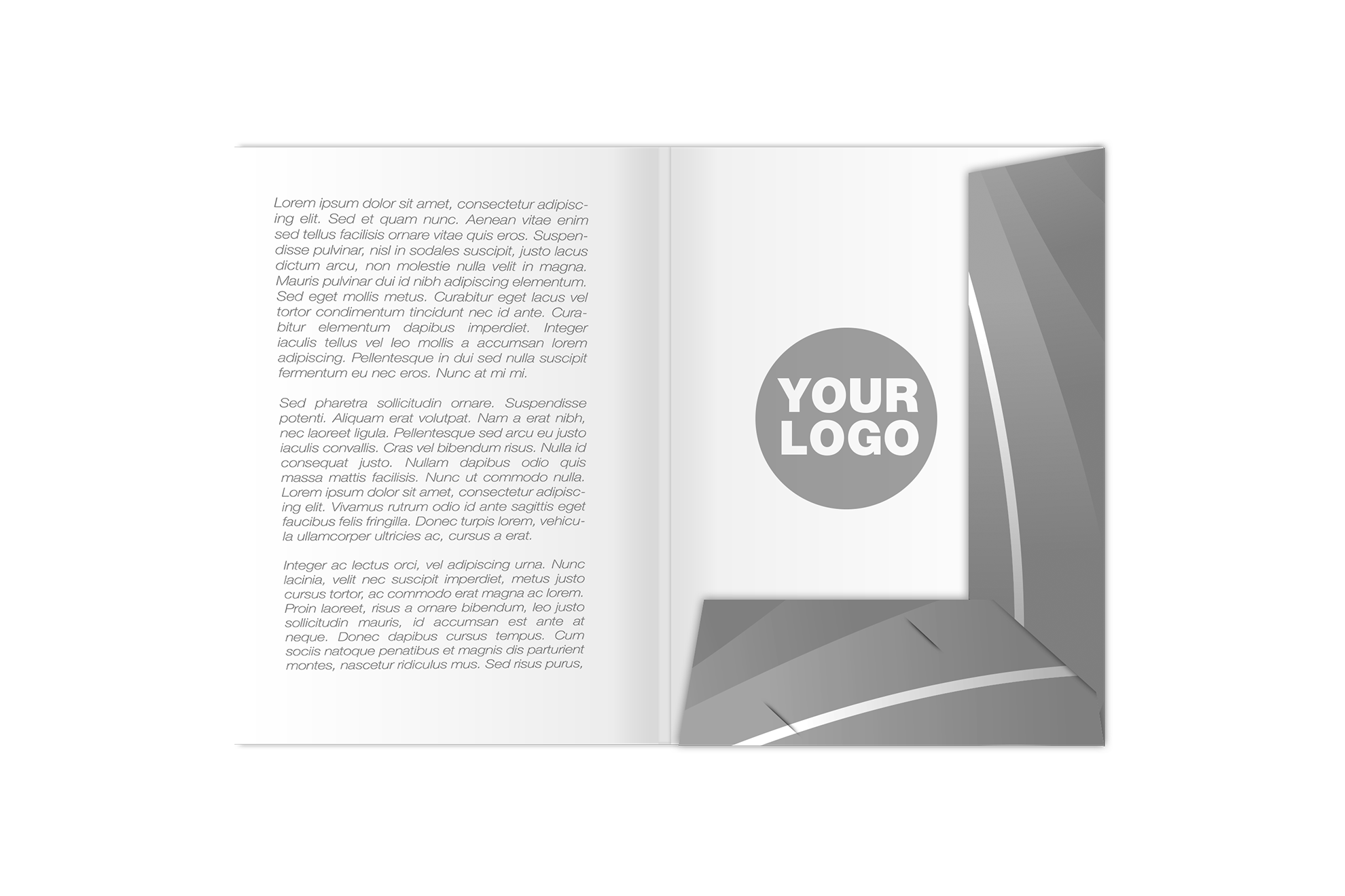 Avant Garde Bold - A4 – Two snap-fit flaps back 5 mm