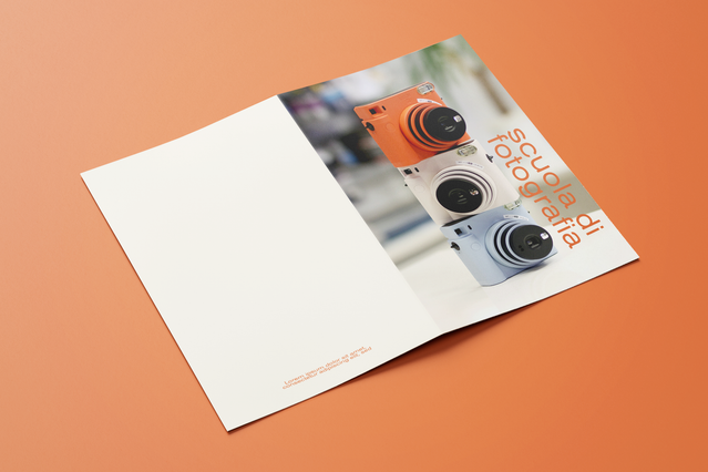 A4 foldable brochure open showing interior layout A4 foldable brochure design for product catalogues promotional campaigns and presentations. Sprint24.