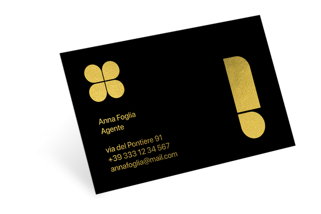 Black paper business cards: Elegant and original: Be remembered forever by your clients with our black paper business cards! Elegant and original, you can order them online and receive them just in a few days.