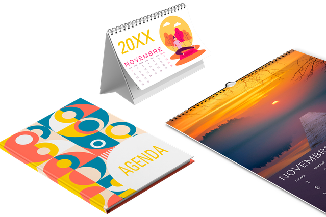 Calendars Planners Printing Online | Create & Customize: Are you looking for a Calendars or Agendas? Entrust you to the online service of Sprint24: quality at small prices. Configure now your products!