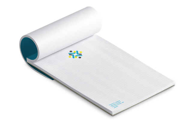 Covered Notepads Printing Online Custom UK: Are you looking for a notepads with cover? Entrust you to the online service of Sprint24: quality at small prices. Configure now your products!