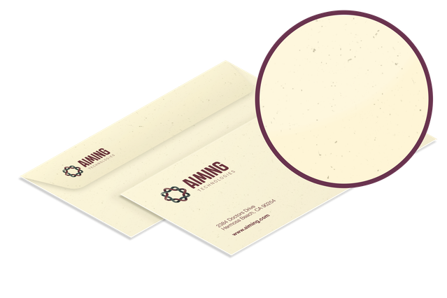 Woodstock Betulla envelopes in warm cream feature premium quality with visible natural fiber texture throughout. These eclectic, eco-conscious envelopes offer distinctive style for professional correspondence, creative mailings, and special occasions. Order online to experience the unique combination of ecological responsibility and sophisticated design.