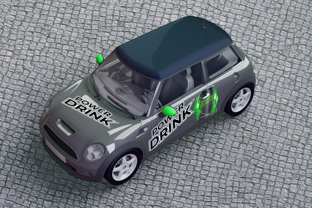 Customize your vehicle with professional diagonal stripe stickers designed to convey your message and stand out from the competition. This image shows a real-world application of high-quality custom stickers applied to a sedan, demonstrating how personalized adhesive designs enhance your means of transport with bold, eye-catching graphics. Perfect for creating branded vehicle wraps and unique tra…