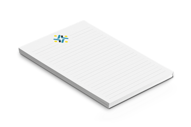 Notebooks Printing Online Custom UK: Order your customised notepads online on Sprint24, the online printing press that saves you money! Useful for note-taking, perfect for promoting.