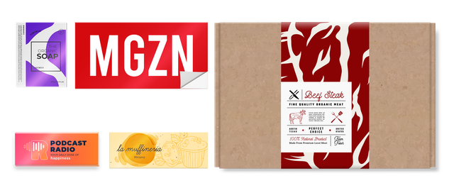 Online printing slide-rectangular-stickers: Are you looking for a rectangular stickers? Entrust you to the online service of Sprint24: quality at small prices. Configure now your products!