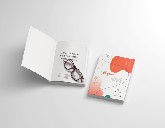 Professional softcover book printing with customizable covers and layouts for authors. Sprint24.