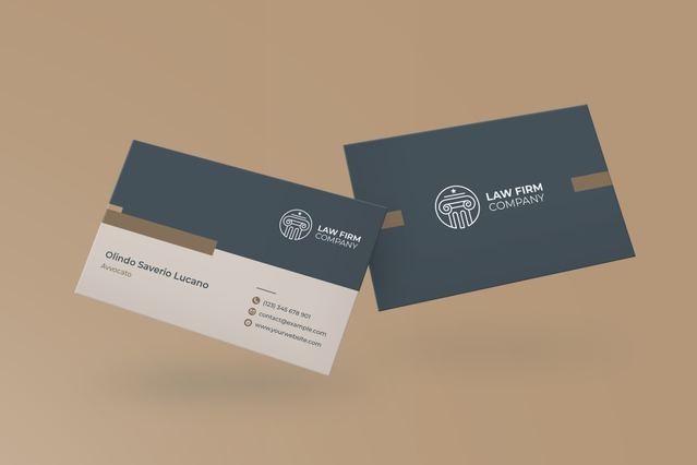 Professional business cards designed for lawyers and law firms. This customizable navy and white design showcases sophistication and trustworthiness, featuring a balanced layout perfect for legal professionals. Ideal for networking and leaving a lasting impression with clients in your law practice.