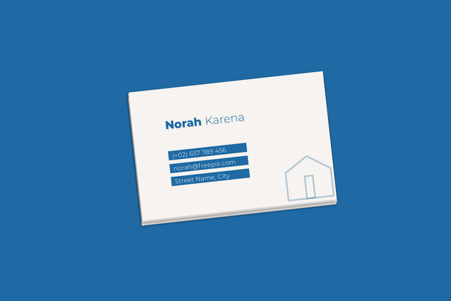 Custom business card design for construction companies with professional branding and contact information. Sprint24's high-quality printing ensures construction professionals make a strong first impression with clients and partners. Perfect for contractors and project managers who need reliable, fast-delivery business cards.