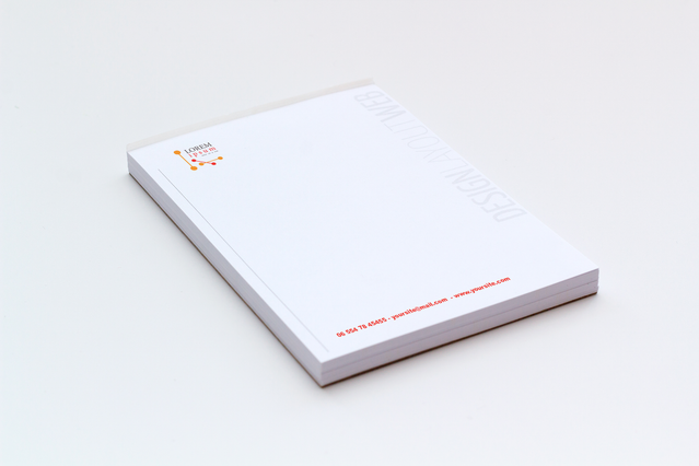 Custom printed notepads combine practical utility with professional branding, displaying your logo and contact information on every sheet. These personalized memo blocks serve as effective brand communication tools for offices, making them ideal promotional gadgets that enhance your business identity. Perfect for clients, employees, and stakeholder engagement with lasting brand impact.