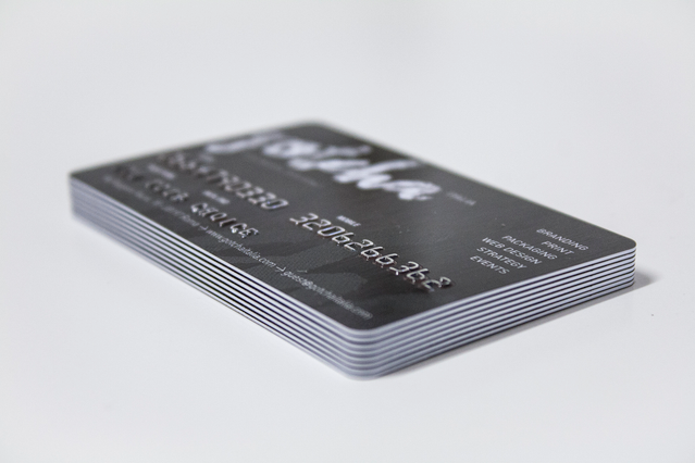 Durable PVC cards stacked to demonstrate print quality and material rigidity. Perfect for business cards, membership cards, loyalty cards, and ID solutions. Customize your professional PVC card designs with Sprint24's fast online printing service.