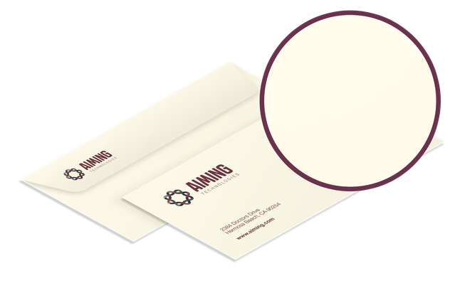 Premium Vellum White envelopes crafted from high-quality recycled paper with a distinctive cream finish. Ideal for professional business correspondence and fully customizable with your branding online through Sprint24. Maintain brand consistency across all your communications with these eco-friendly, beautifully textured envelopes.