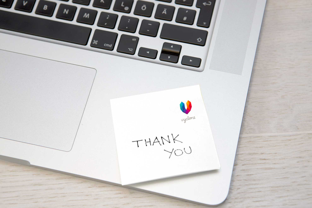 Custom white post-it notes with 'Thank You' messaging and branded logo design. Ideal for office planning, business stationery, and personalised gift accessories. Print your adhesive notepad online at Sprint24 with superior quality and exceptional value.
