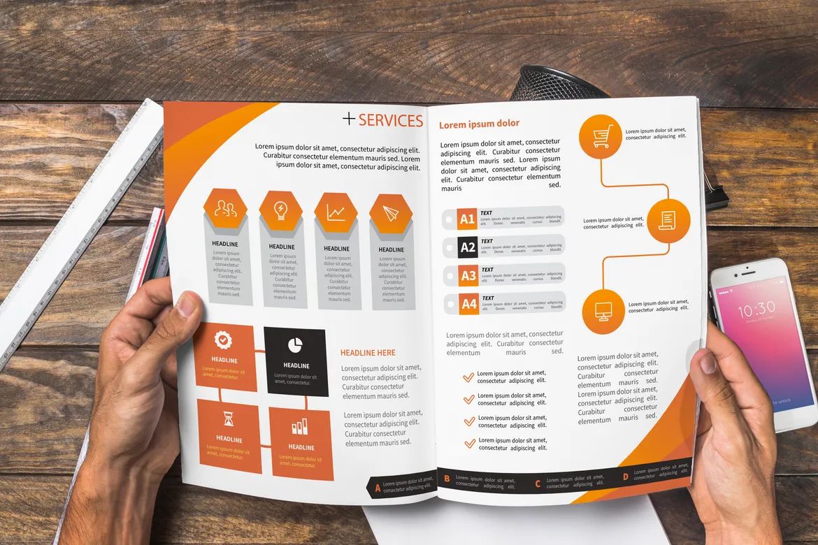 Business Brochures Printing Online | Create & Customize: Are you looking for a Business Brochures? Entrust you to the online service of Sprint24: quality at small prices. Configure now your products!