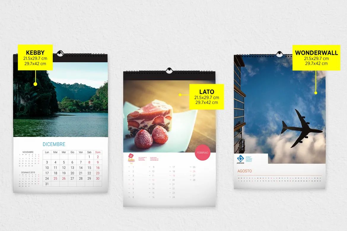 Business Calendars Printing Custom Online UK: Are you looking for a Business Calendars? Entrust you to the online service of Sprint24: quality at small prices. Configure now your products!