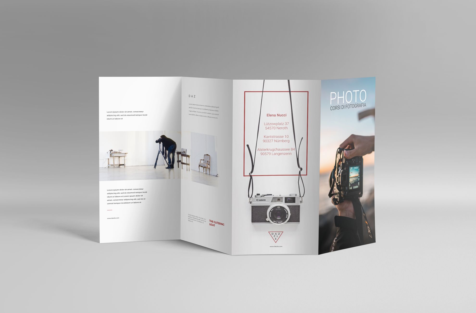 Double parallel fold brochures