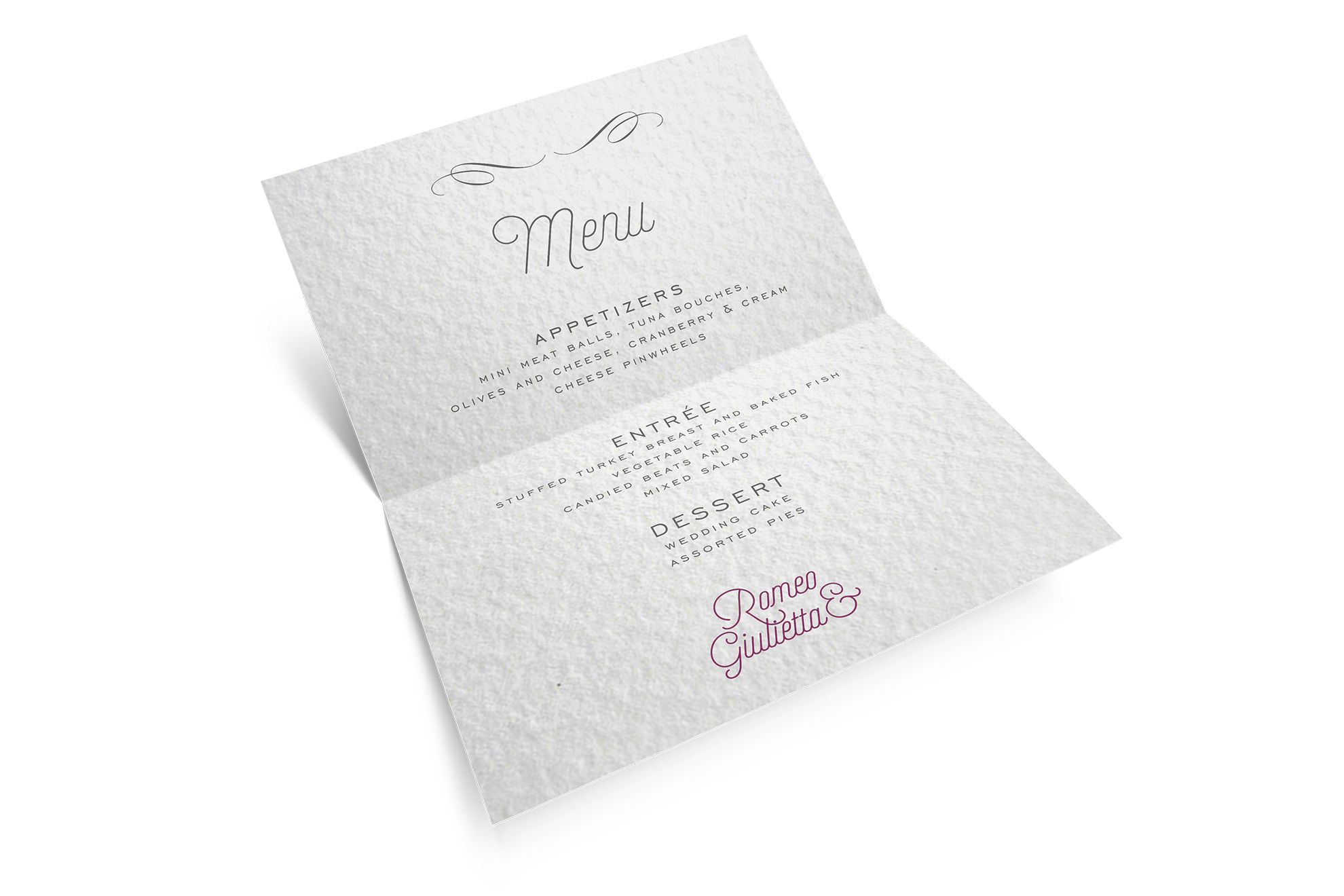 Restaurant menu: Print Online, it's worth it!: Make your wedding reception unique. Realise your cus…