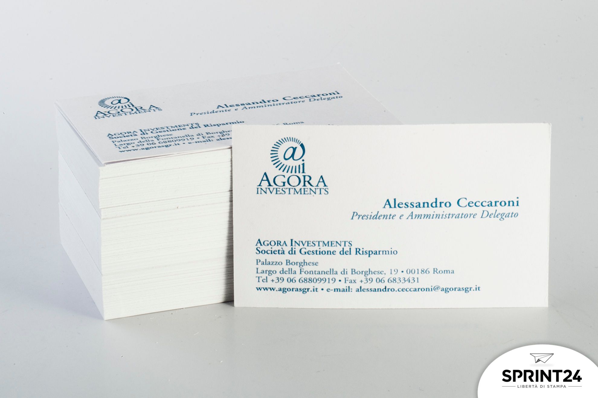 Online printing Agora Business cards