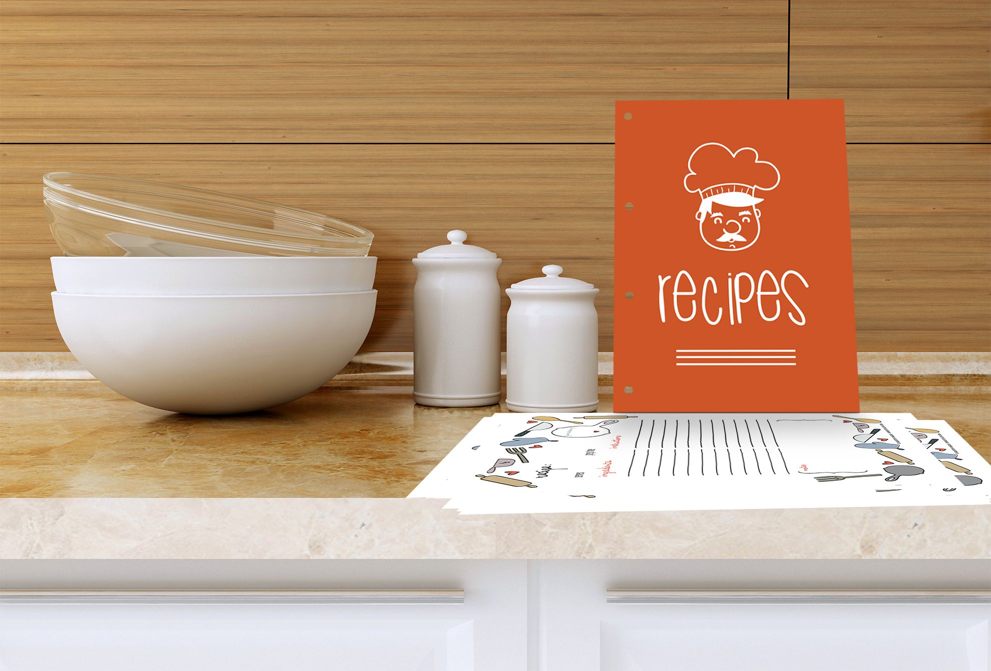Online printing Recipe dossiers