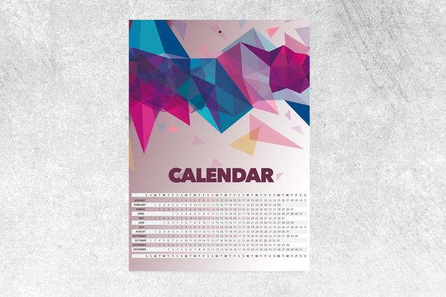 2024 Poster Calendars Custom Printing Online UK: Are you looking for a 2024 poster calendars? Entrust you to the online service of Sprint24: quality at small prices. Configure now your products!