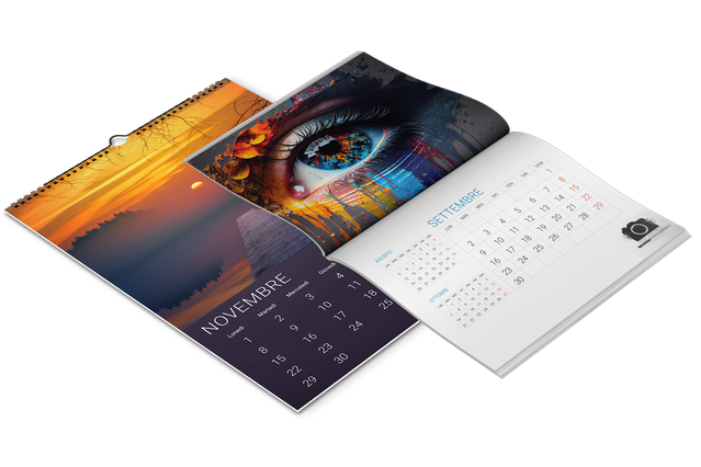2024 Wall calendars: Printing Custom Online UK: Are you looking for a wall calendars 2024? Entrust you to the online service of Sprint24: quality at small prices. Configure now your products!