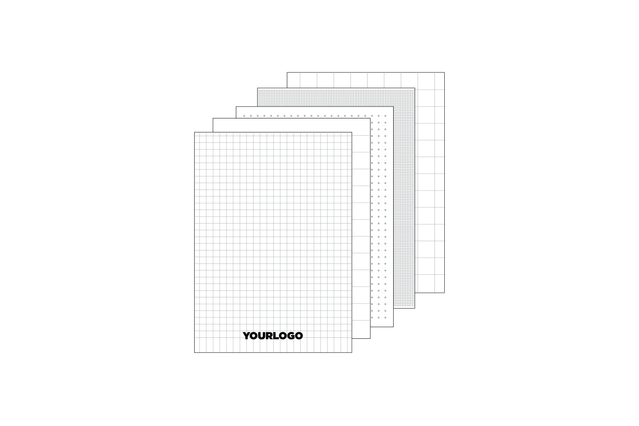 A5 customised notepads' templates: * 5 types of templates
* A5 format
* Ready for customisation