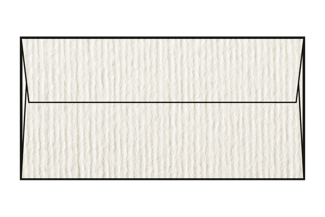 Acquerello: White, Ivory (strip, square cut): 11x22 cm: Ivory natural paper made of FSC certified pure cellulose. Surface embossed with parallel lines. Producer: Fedrigoni