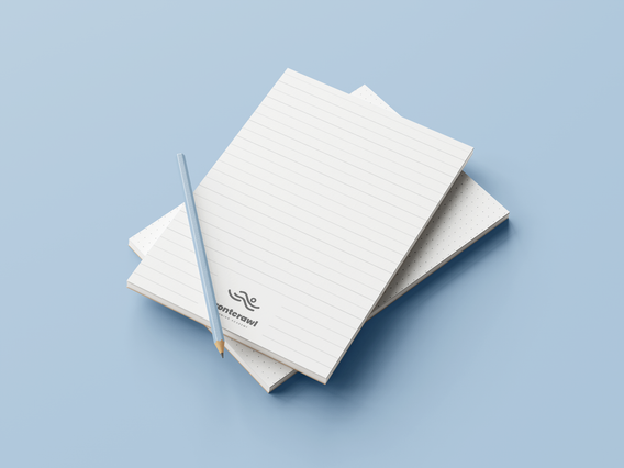 Custom A5 Notepad Template: Printing Custom Online UK: Are you looking for a A5 customised notepads? Entrust you to the online service of Sprint24: quality at small prices. Configure now your products!