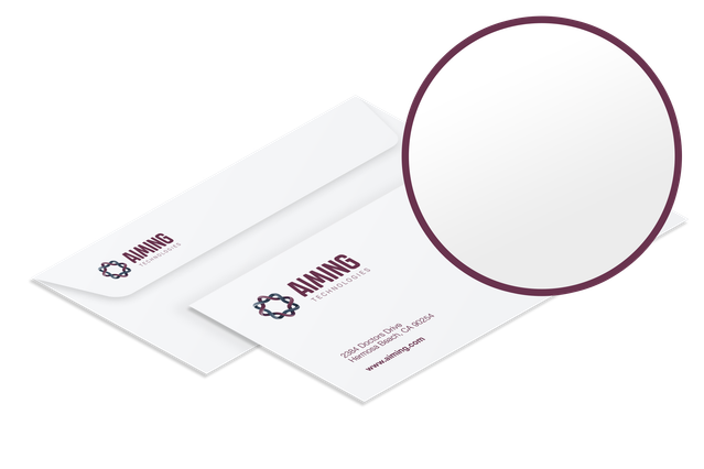 Make Special your Envelopes Online with Sprint24: Customise your white envelopes also with Pantone colours prints and embossed prints. On Sprint24 the difference is online.