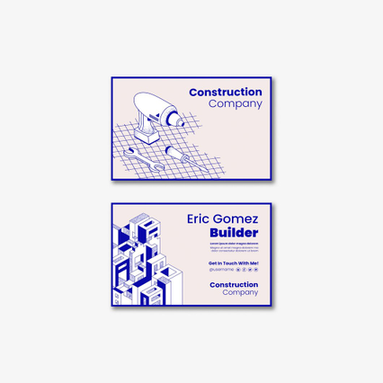 Geometer Business Cards: Online Printing: Customized architect business cards online with Sprint24! The online printing service that simplifies high quality printing and guarantees certain deliveries.