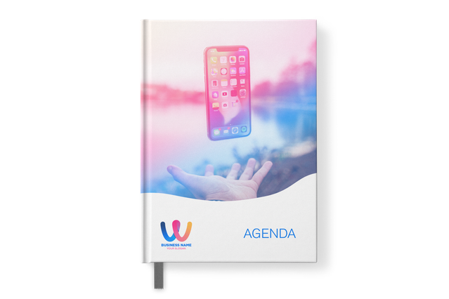 Hardback agendas, Configure and Order Online with Sprint24: Customised hardback agendas. On Sprint24 you will promote your company every day.
