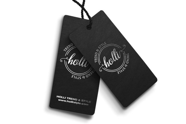 Hot Foil Clothing Tags: * Immmediate class
* For your successful brand
* Various finishings