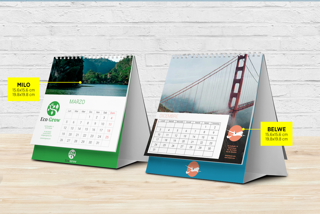 Online printing Desk Calendars - 7 sheets: * Indispensable and cheap
* Many templates to choose
* The essential you were looking for!