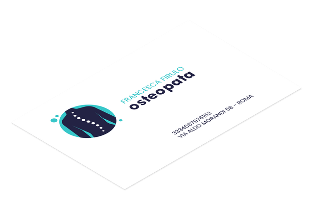 Print Personalized Osteopath Business Cards Online: Sprint24 is the online printing company that allows you to print resistant and high quality osteopath business cards. Find out more!