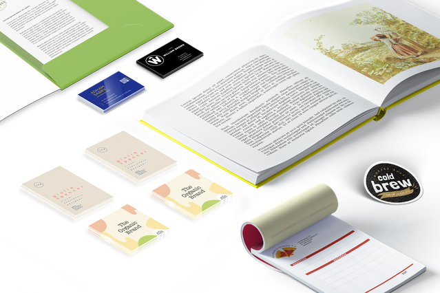 Printed products in paper and PVC: Adhesives, cards, calendars, leaflets, books: Discover Sprint24's paper and PVC printed products. Print online adhesives, business cards, folders, posters, leaflets, calendars or books. It's great value for money!