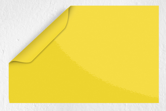 Yellow glossy Pvc: Acrylic adhesive, based on solvent: calendered monomeric pvc. Permanent glue with immediate adherence. Suited to all the flat surfaces (except PE, PP). Applica…