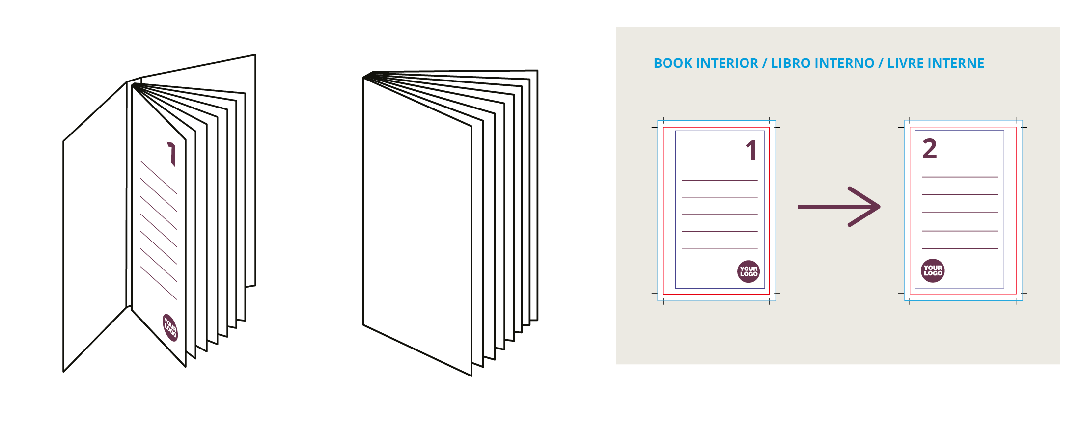Bound Notebook Examples Perfect bound notebooks | sprint24.net